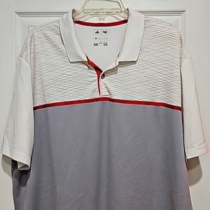 Adidas • XXL • white/gray with red